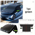 Cross-border best-selling car snow shield, winter snow and frost protection, half-cover car cover, front windshield, sun protection, magnetic snow shield