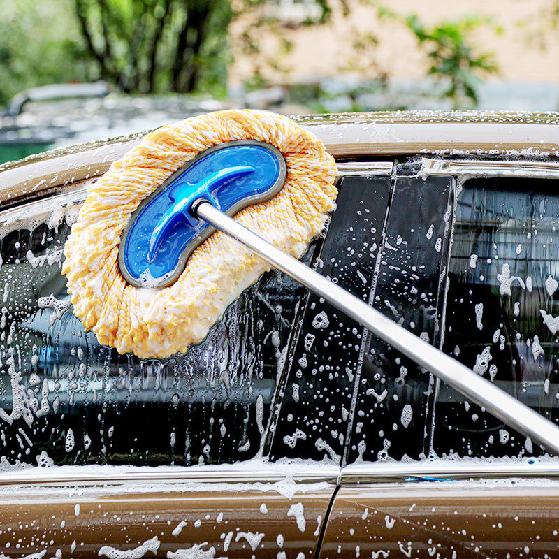 Soft Bristle Car Wash Mop - Scratch-Free Duster Brush