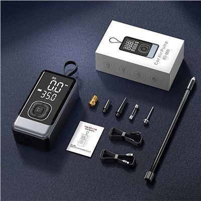 Cross-border on-board inflatable pump, on-board wireless inflatable pump, portable inflatable pump for car, electric car tire pump