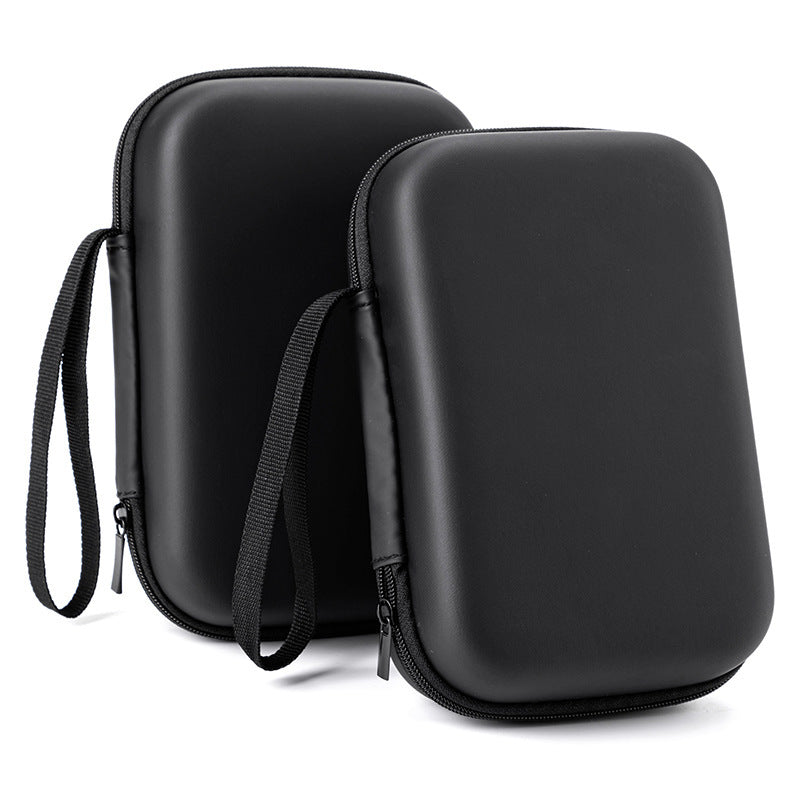 Car air pump leather box, portable air pump storage bag, leather packaging box for automotive emergency tools