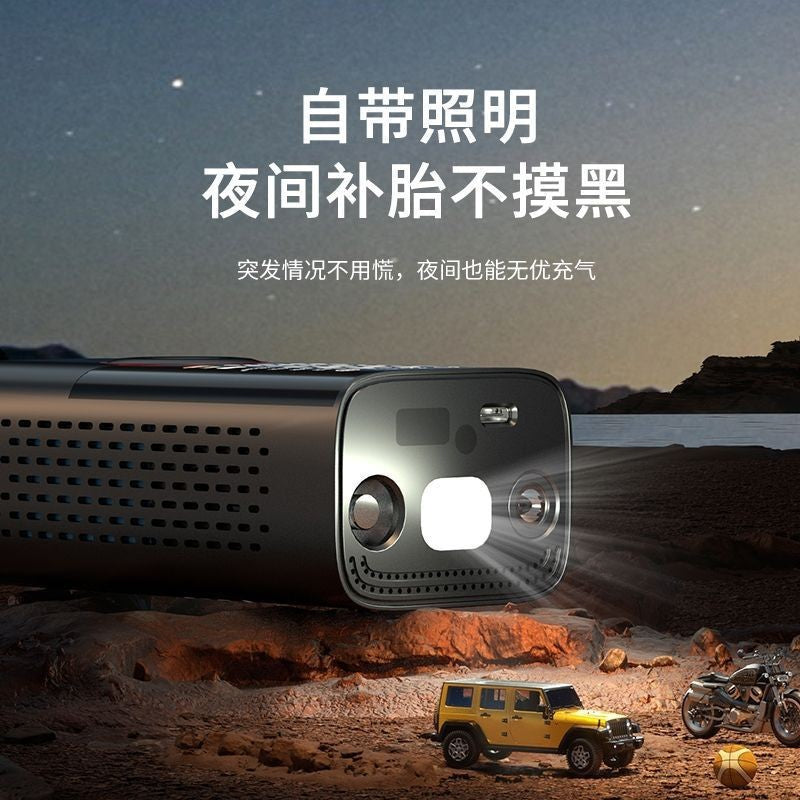 Cross-border portable air pump, mini bike, electric tire, pump, handheld, charging, dual-purpose car inflatable