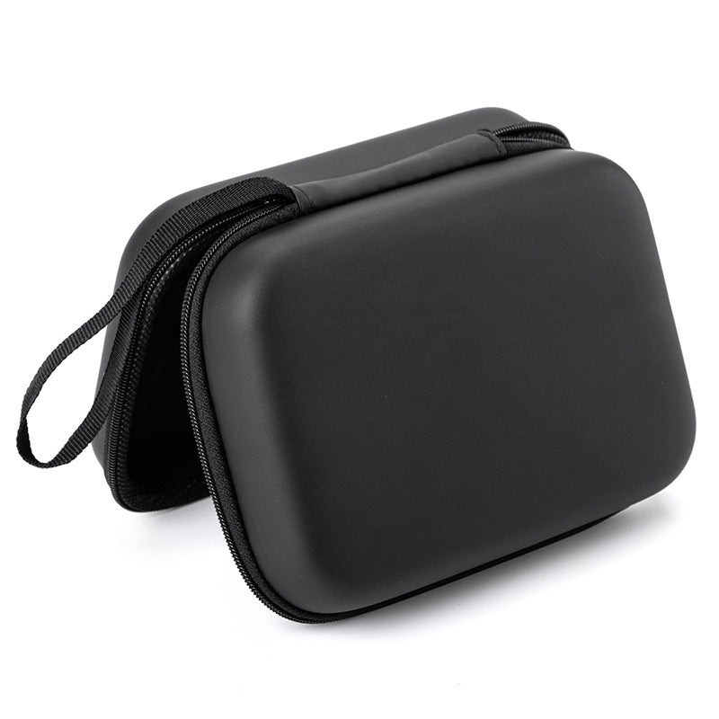 Car air pump leather box, portable air pump storage bag, leather packaging box for automotive emergency tools