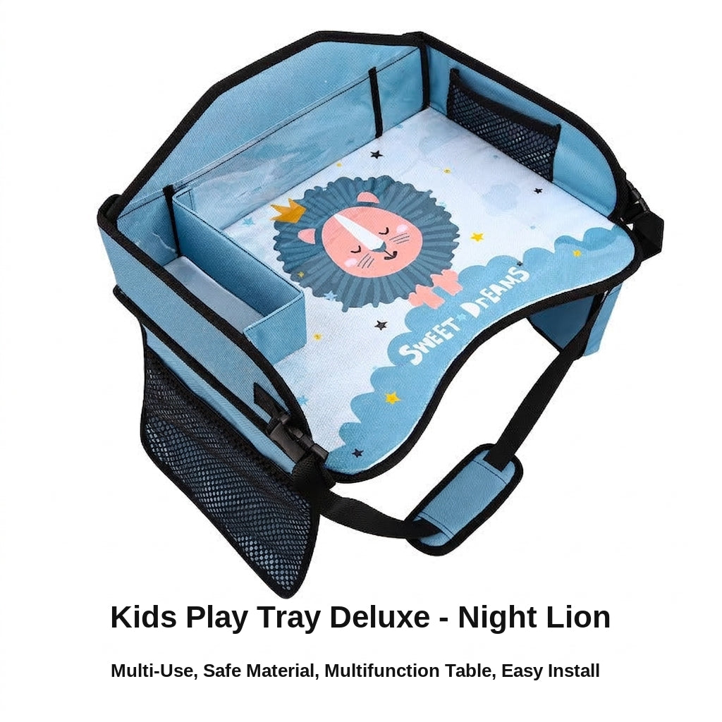 Cross-border car mini table, children's travel tray, car rear seat soothing tool, safety seat folding table