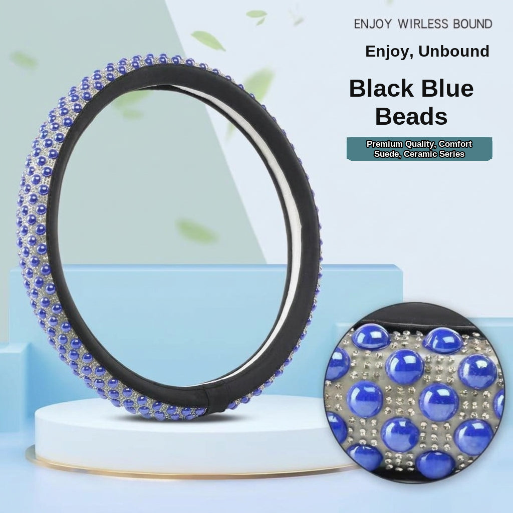 Steering Wheel Cover with Ceramic Ice Beads