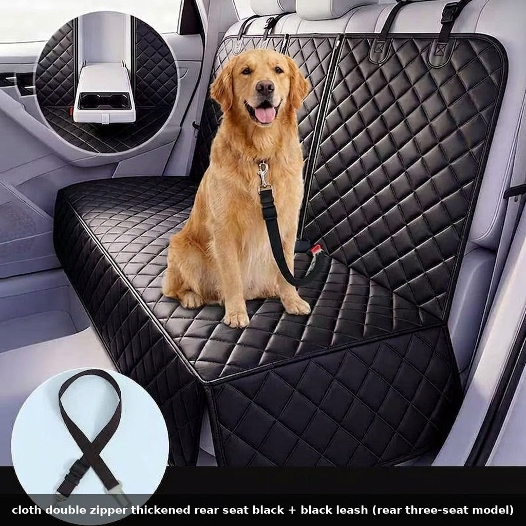 Cross-border best-selling car pet cushion: Oxford fabric for the car, rear seat waterproof and dirt-resistant, portable and foldable