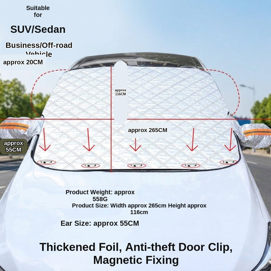 Car Windshield Snow Cover - Frost & Sun Protection