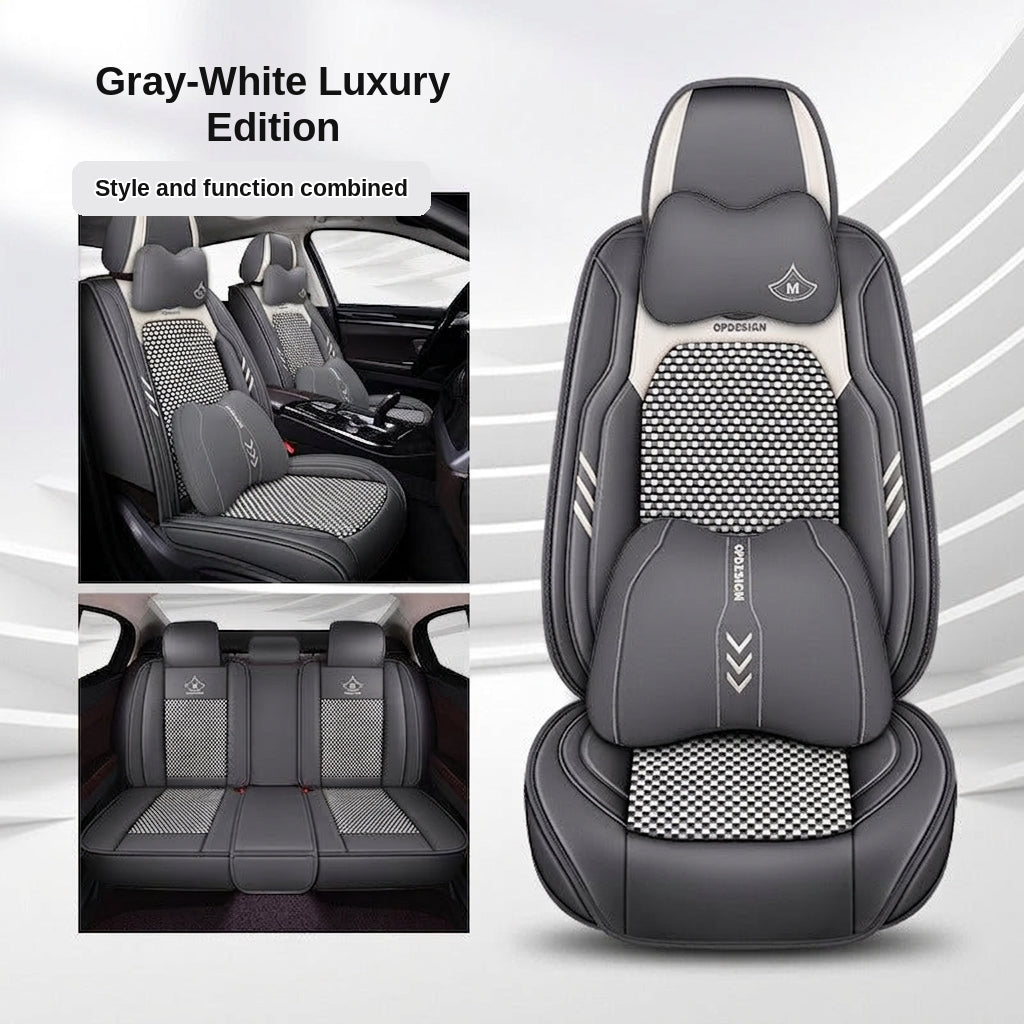 2024 car seat cushions, all-season universal, full coverage five-seater car seat cushions, summer breathable ice silk seat covers wholesale