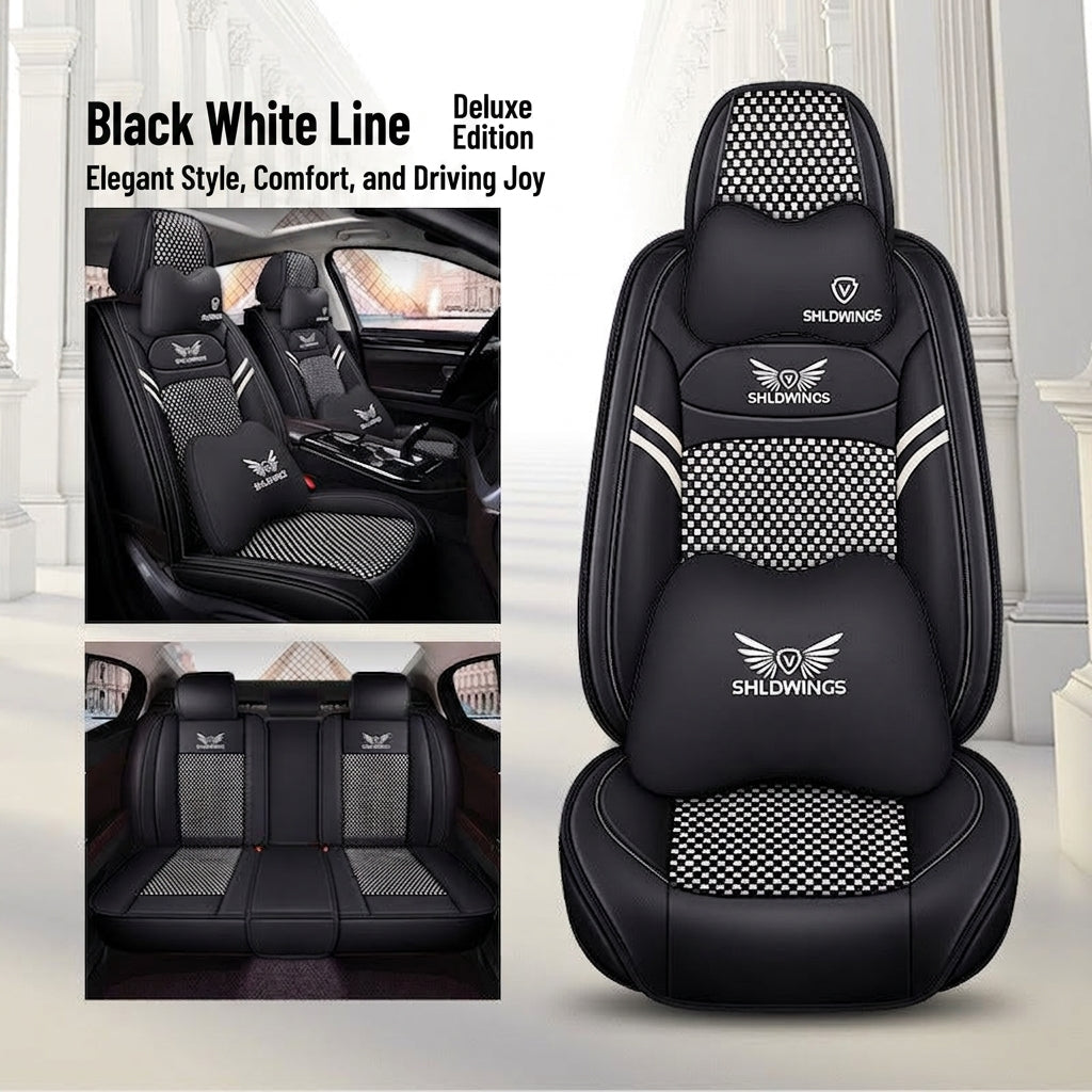 Full-coverage car seat covers for Napa leather car seat cushions, five-seat universal Ice Silk car seat cushions, all-season universal model wholesale