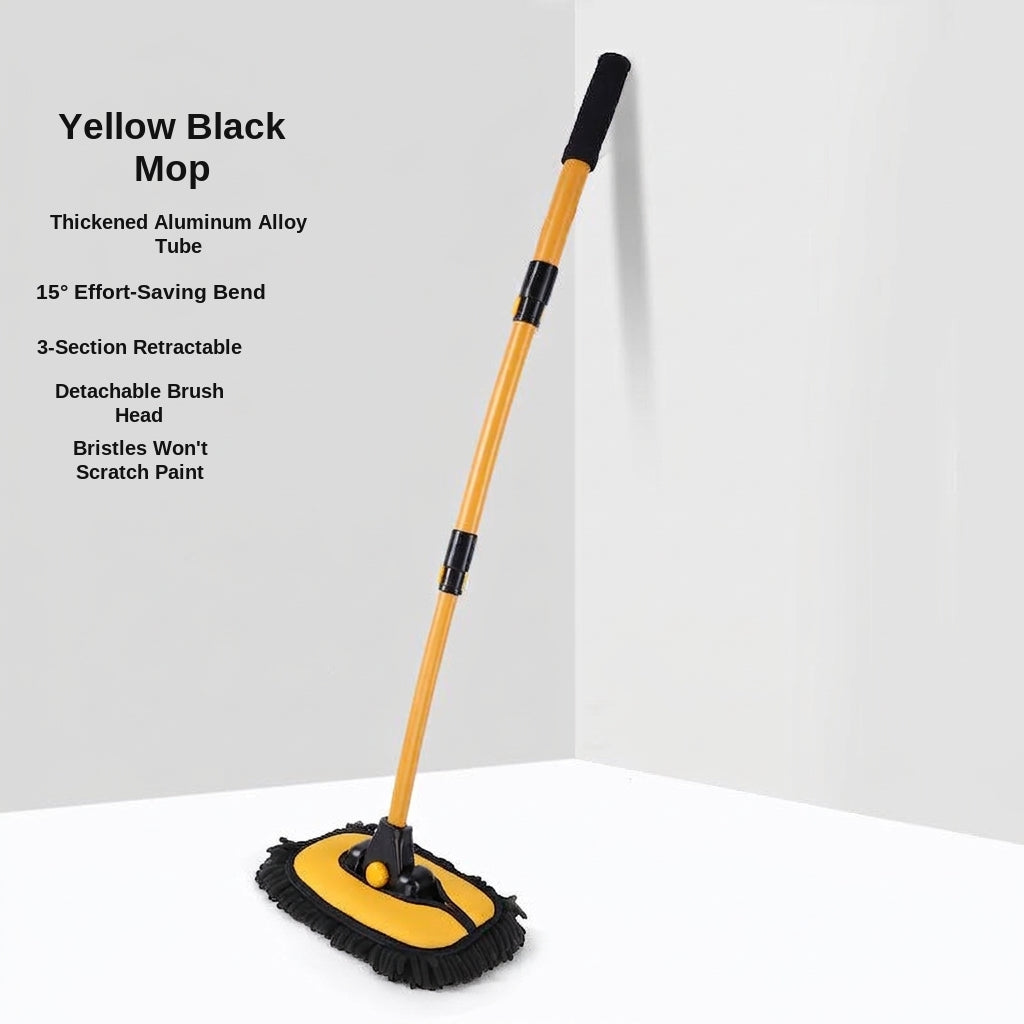 Car Wash Mop Retractable Bending Rod, Car Special Mop, Injury Resistant Car Car Wash Brush, Cleaning Tools, Car Cleaning Tools, Car Polishing Artifact