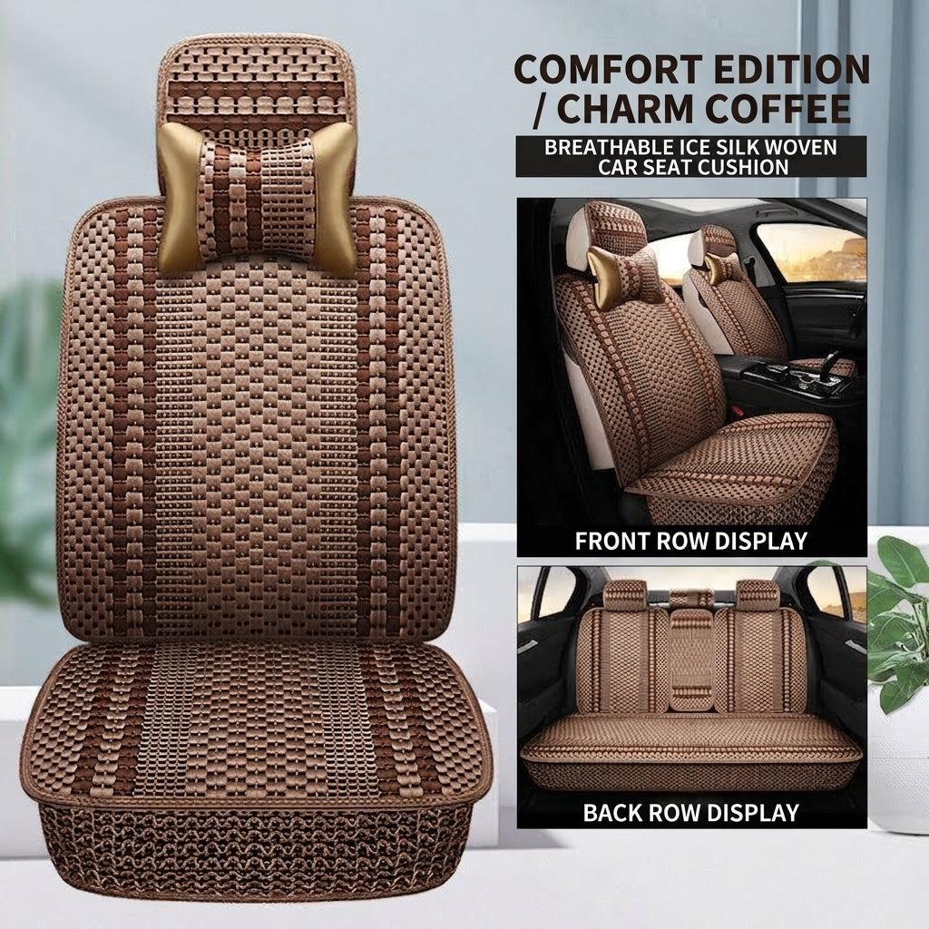Car Cushion Four Seasons Universal Ice Silk Seat Cover Summer Cool Cushion Single Piece Car Single Pad Wholesale Factory Direct All-Inclusive