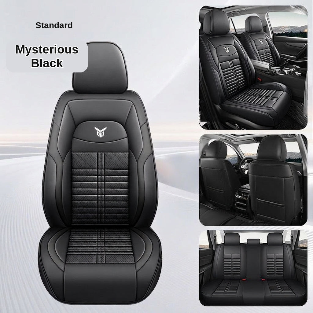 Cross-border car seat cushions with a light luxury, premium feel, all-around car seat cushions, all-season universal, simple, breathable, stain-resistant, and stain-resistant