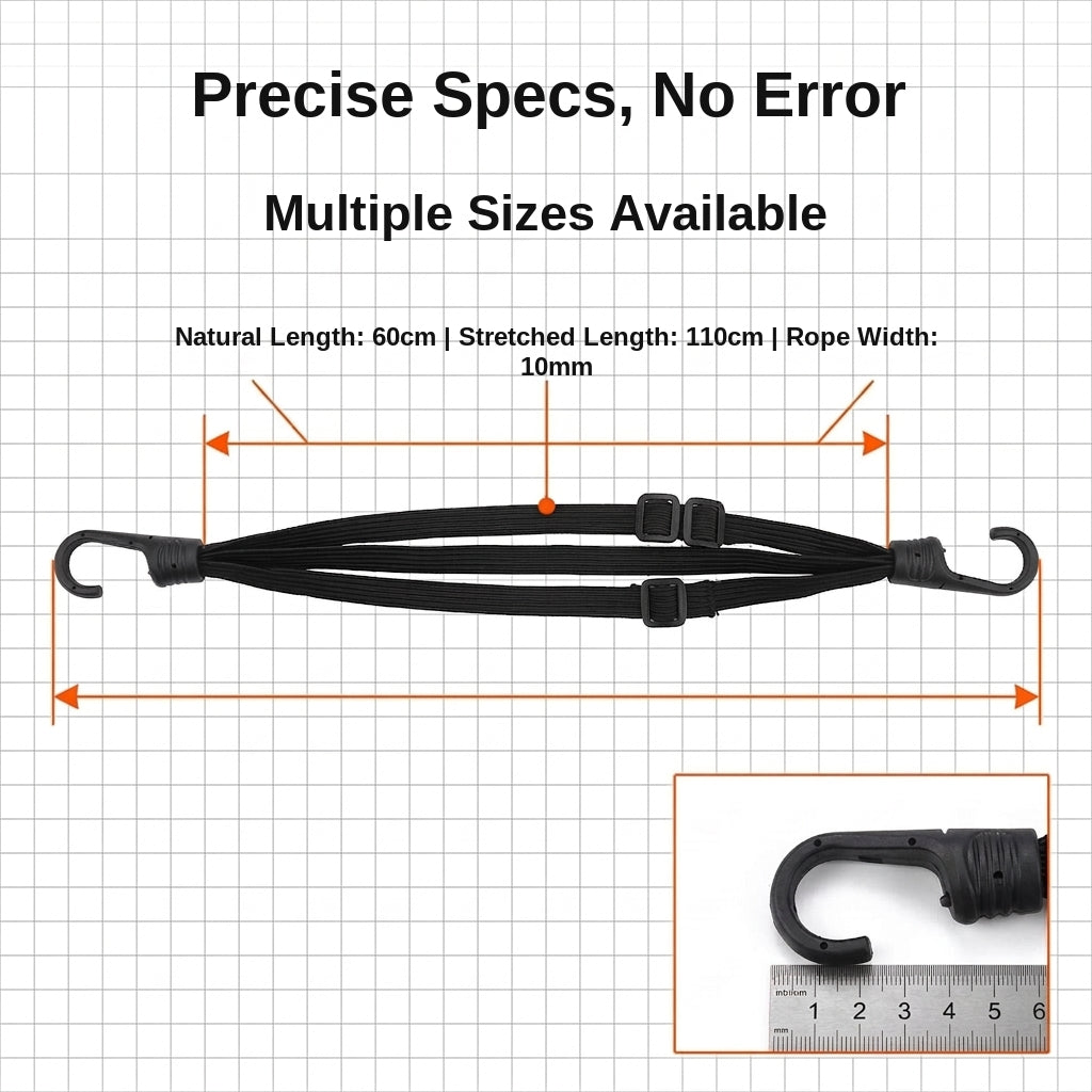 Cargo Strapping Ropes, Elastic Bungee Cords