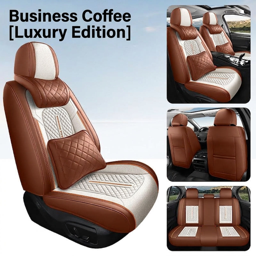 New car seat cushions fully covered, all-season universal seat covers, all five seats, full leather, high-quality seat covers sold directly from the manufacturer