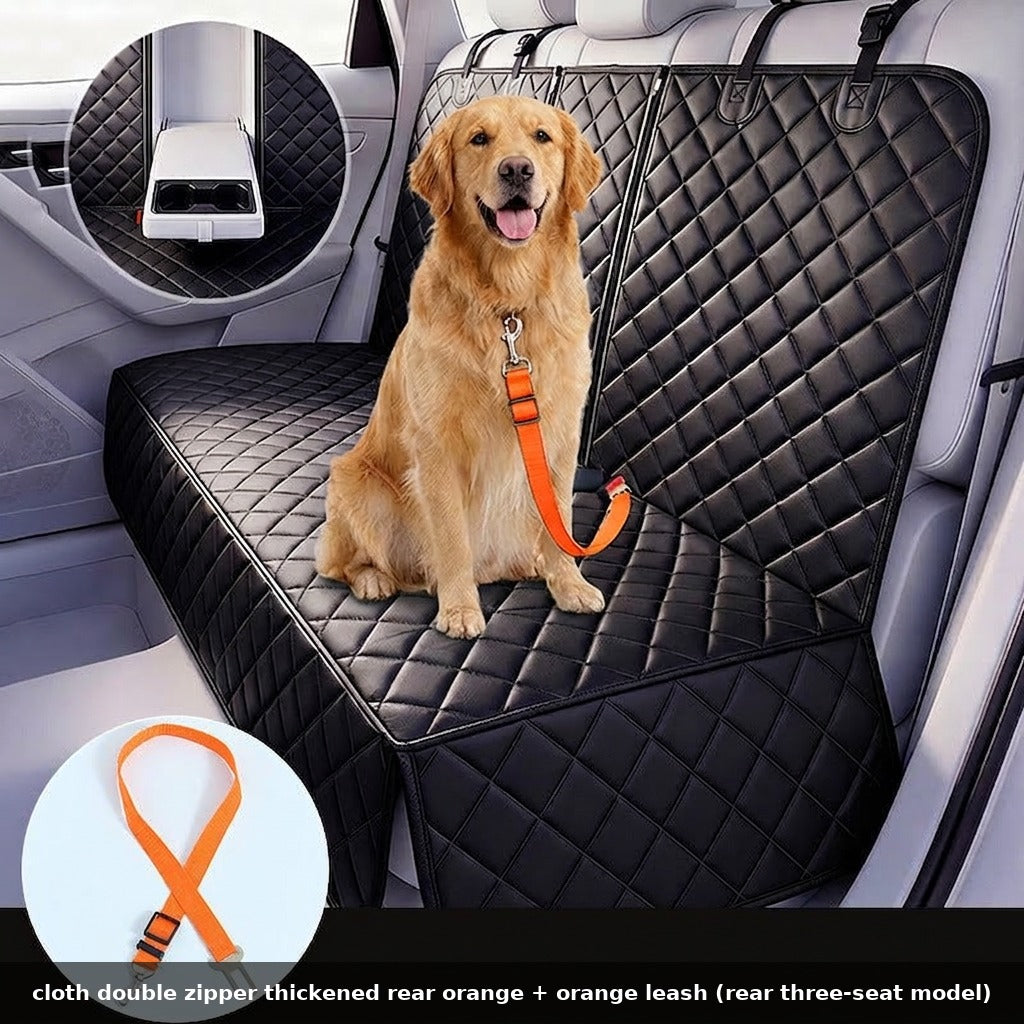 Cross-border best-selling car pet cushion: Oxford fabric for the car, rear seat waterproof and dirt-resistant, portable and foldable