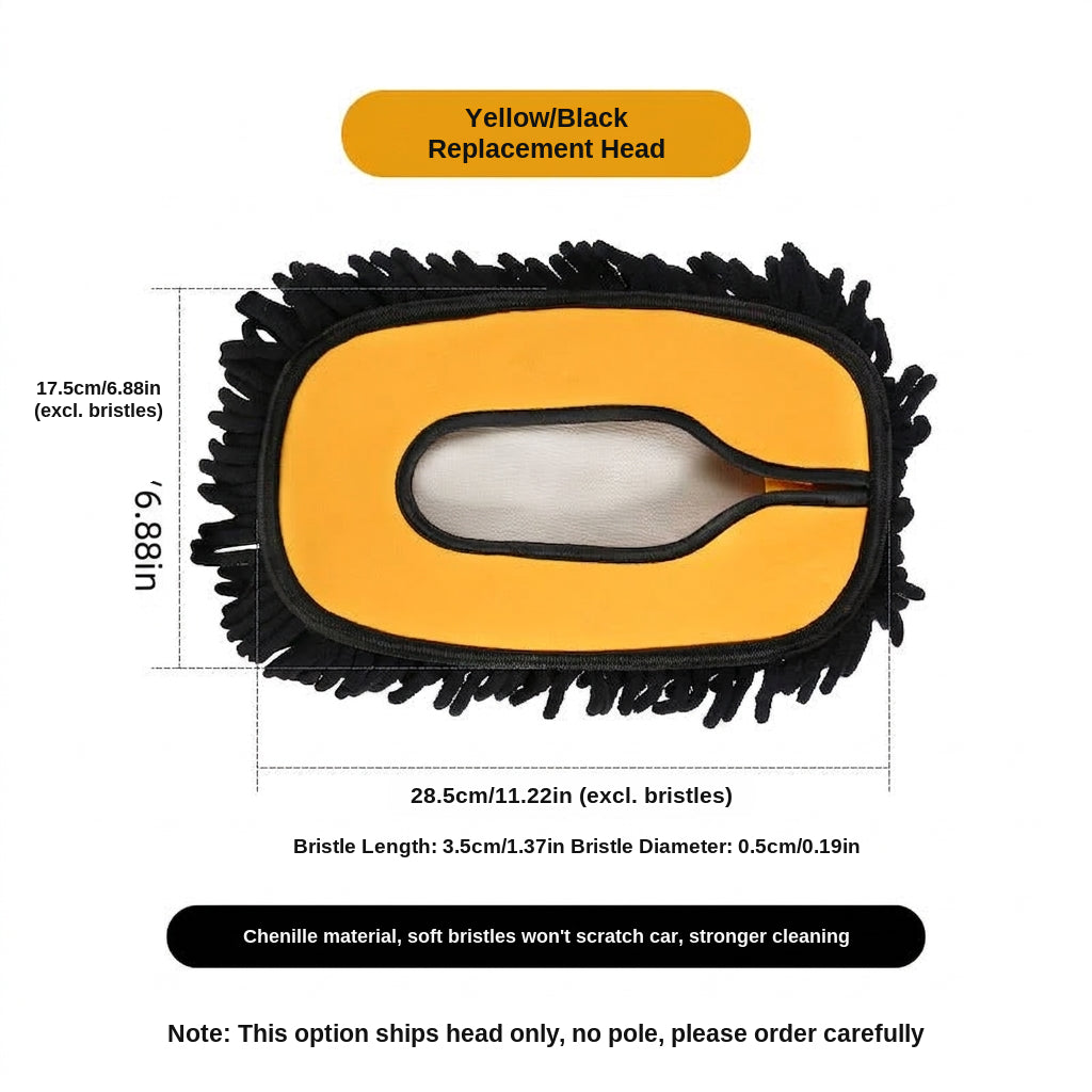 Car Wash Mop Retractable Bending Rod, Car Special Mop, Injury Resistant Car Car Wash Brush, Cleaning Tools, Car Cleaning Tools, Car Polishing Artifact