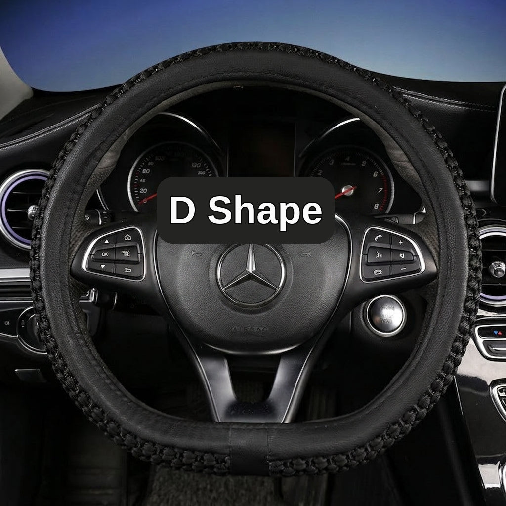Factory direct sales of Ice Silk breathable non-slip steering wheel covers, all-season universal car handlebar covers, cross-border e-commerce Amazon
