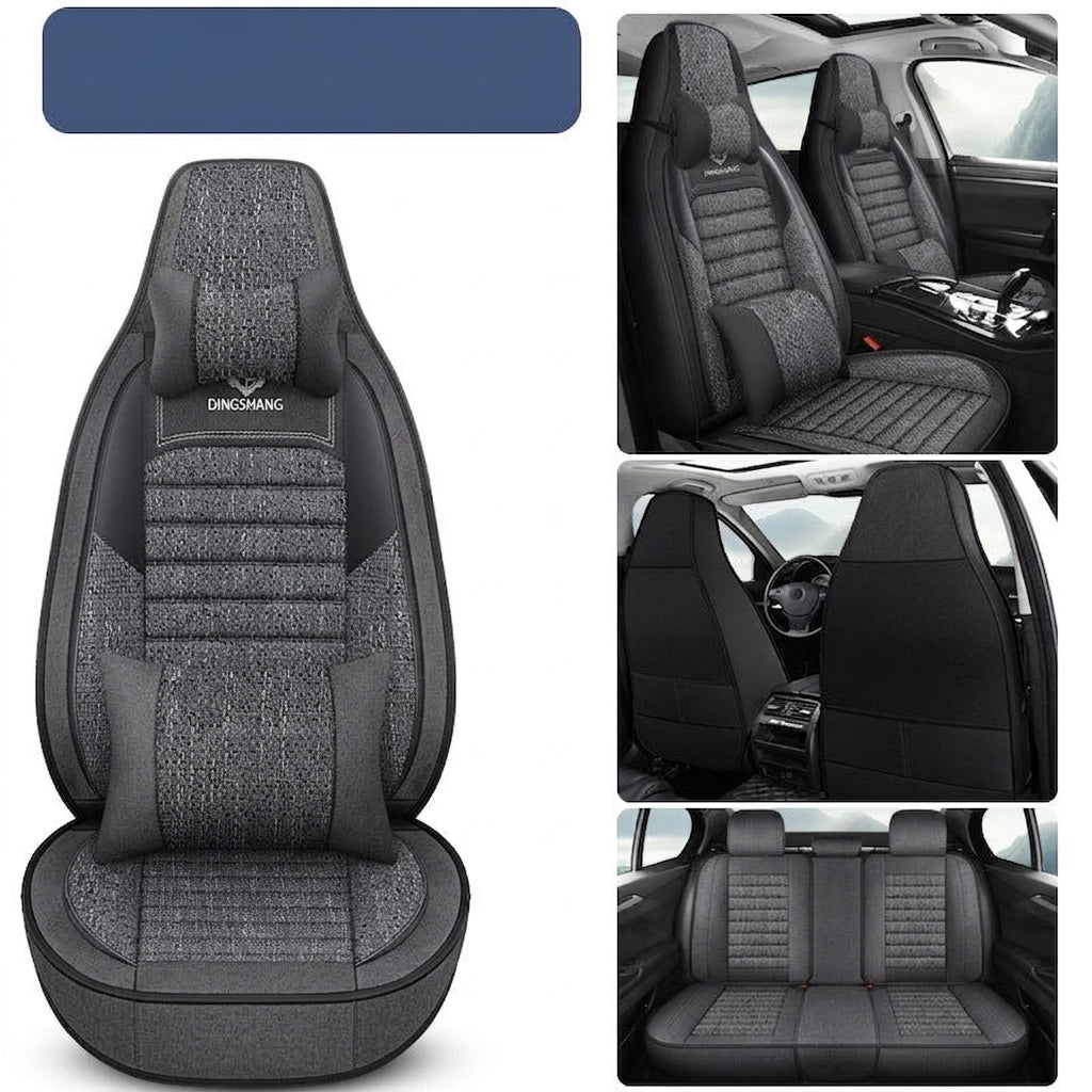 25 years new linen split head car seat cushion four seasons universal seat cover original piece drop shipping cross-border wholesale