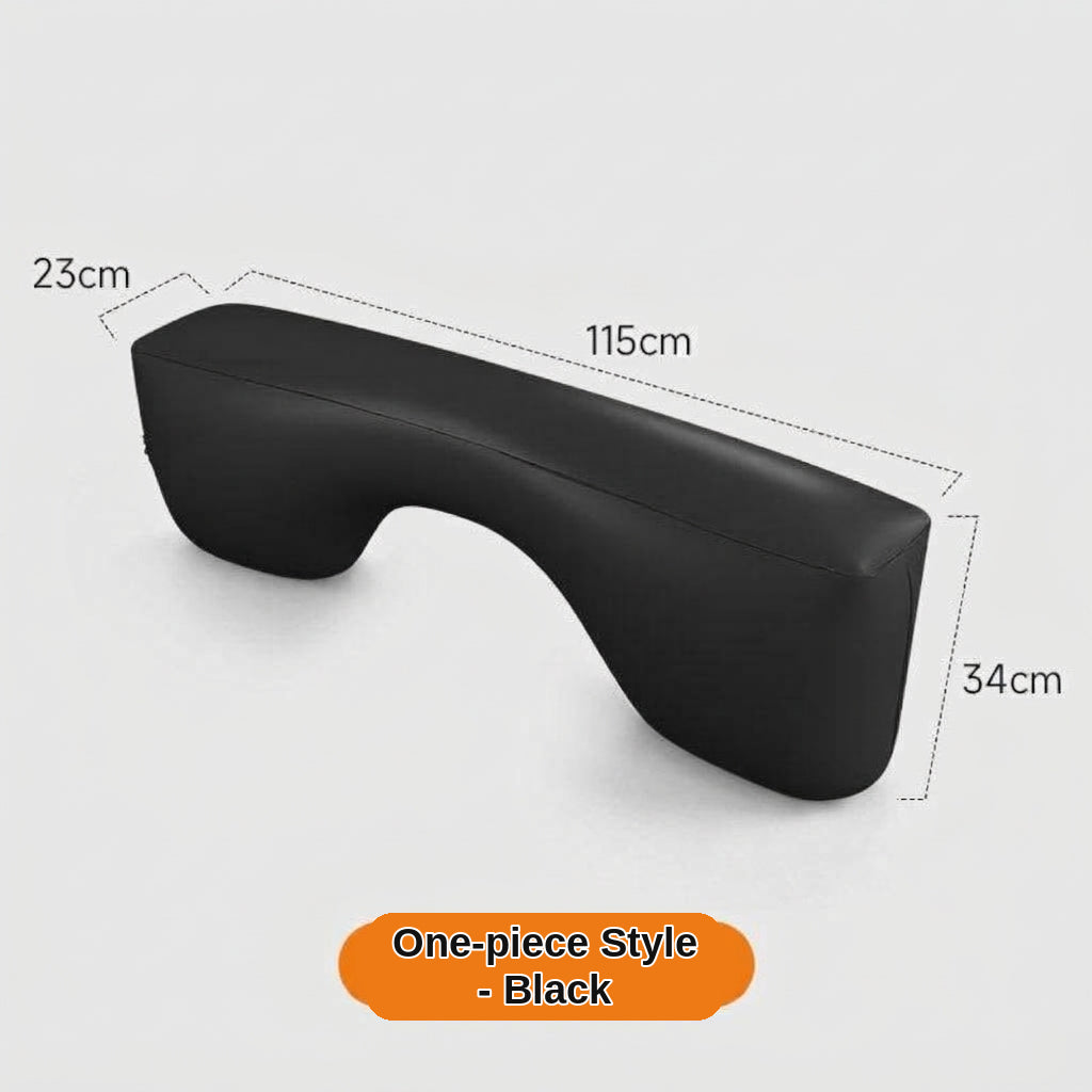 Car inflatable bed footrest rear seat gap pad, car and sedan rear seat gap pad, inflatable interior rest filling pad
