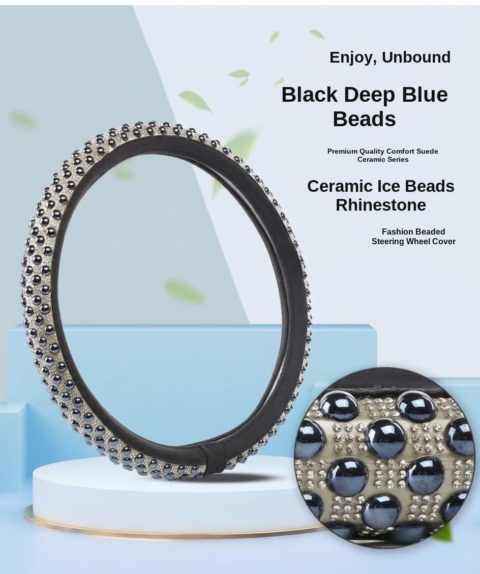 Steering Wheel Cover with Ceramic Ice Beads