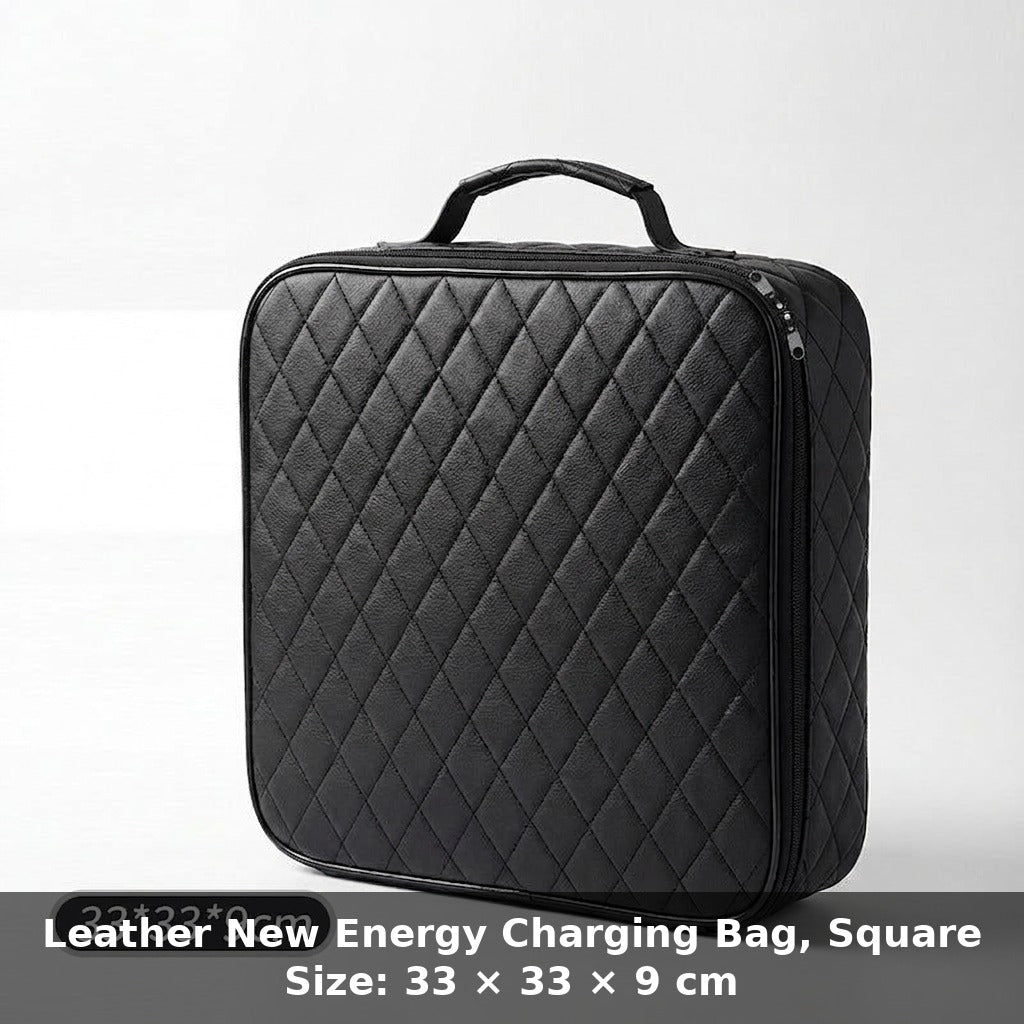 Car charging cable storage bag, new energy charging gun storage bag, car trunk handbag, custom logo