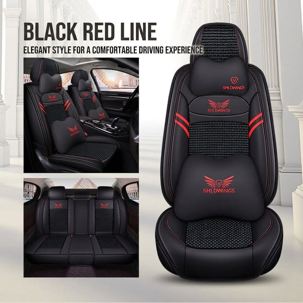 Full-coverage car seat covers for Napa leather car seat cushions, five-seat universal Ice Silk car seat cushions, all-season universal model wholesale