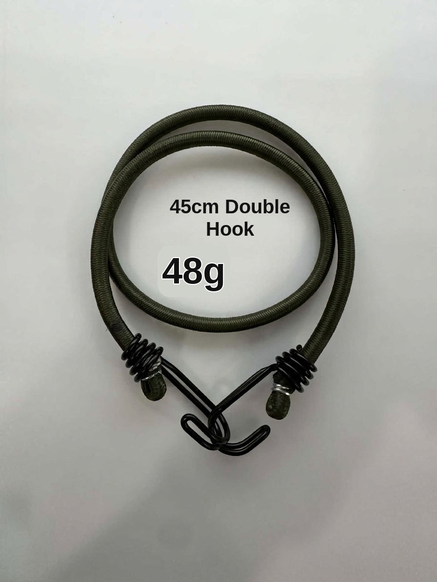 Bungee Cord Strap - 8mm Military Green (Pack of 10)