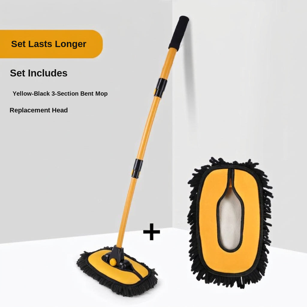 Car Wash Mop Retractable Bending Rod, Car Special Mop, Injury Resistant Car Car Wash Brush, Cleaning Tools, Car Cleaning Tools, Car Polishing Artifact