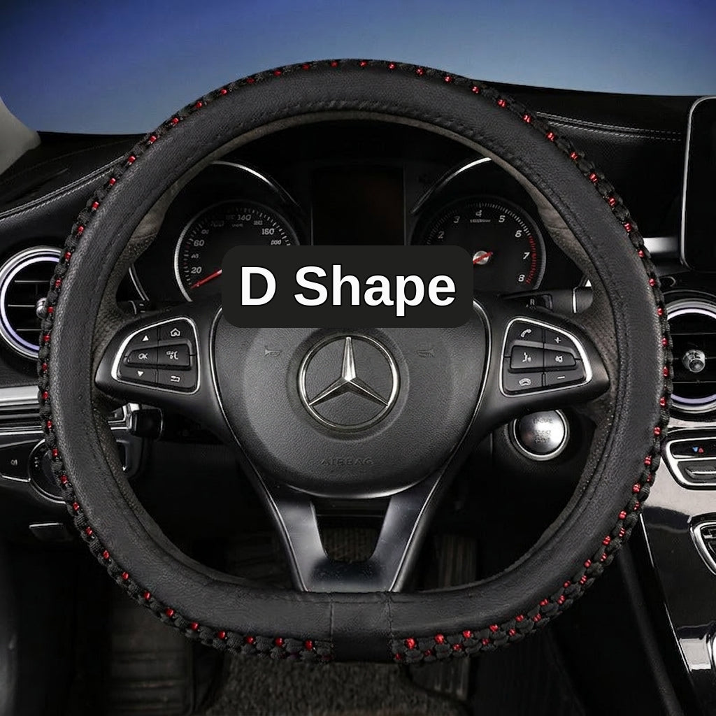 Factory direct sales of Ice Silk breathable non-slip steering wheel covers, all-season universal car handlebar covers, cross-border e-commerce Amazon