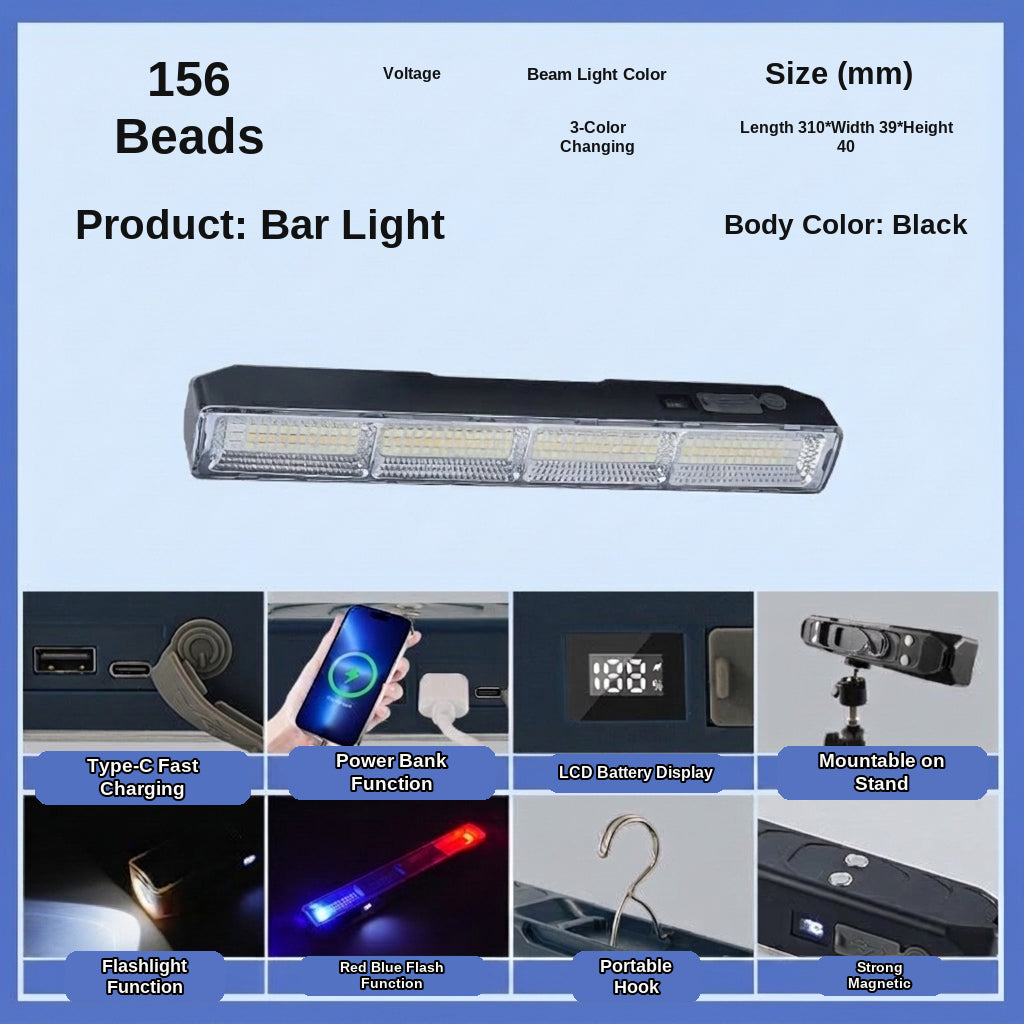 LED Camping Light Tube, Waterproof Tent Lamp
