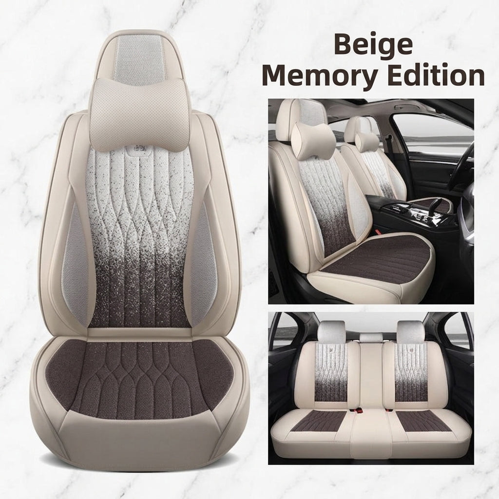Car seat cushion linen fabric art all-inclusive all-season universal goddess seat cushion 2026 new model interior breathable seat cover wholesale