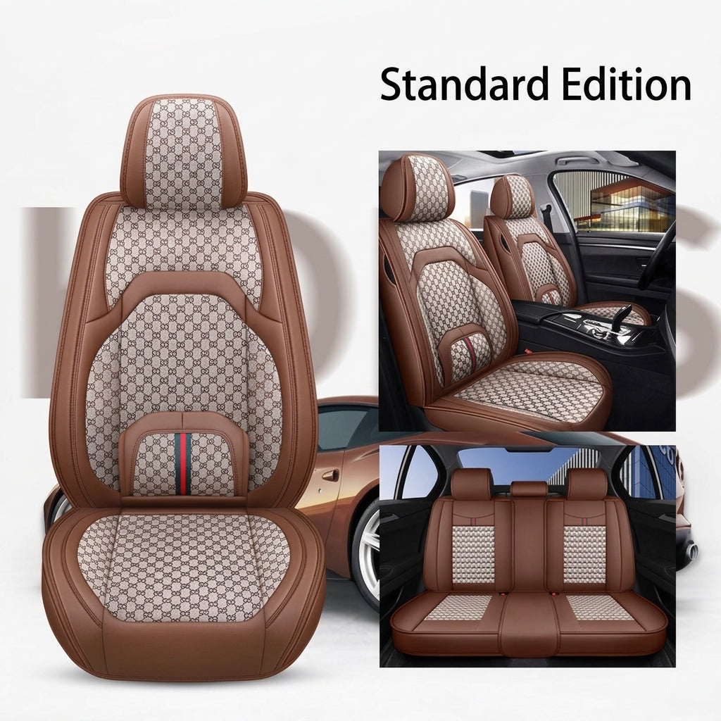 Car seat cushions are fully covered, all-season universal, five-seat small car seat cushions, reinforced waist belts, memory foam, and wholesale car seat cushions