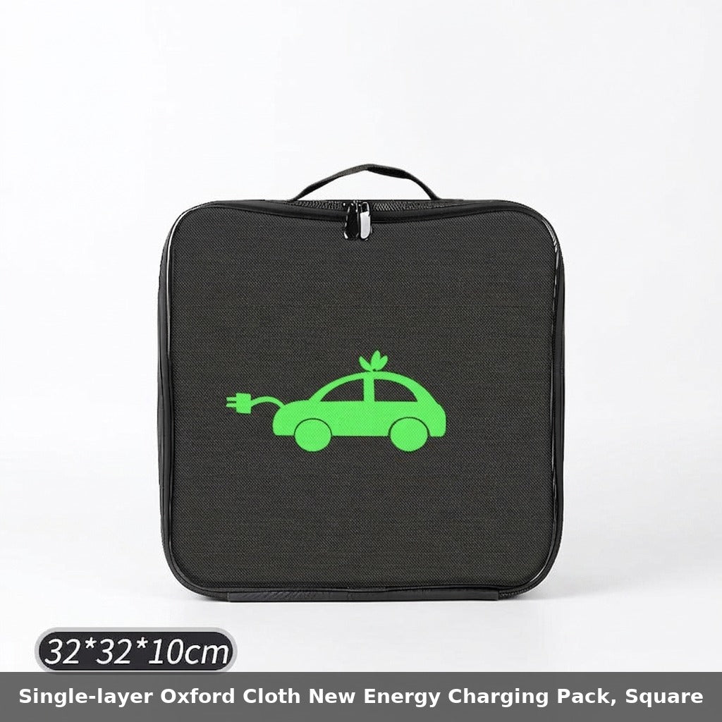 Car charging cable storage bag, new energy charging gun storage bag, car trunk handbag, custom logo