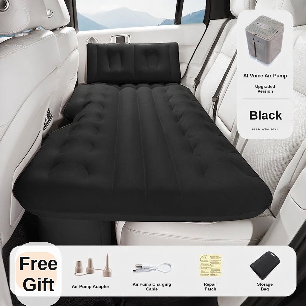 Car rear sleeping automatic travel mattress sedan air mattress car sleeping in the car portable intelligent AI car inflatable bed