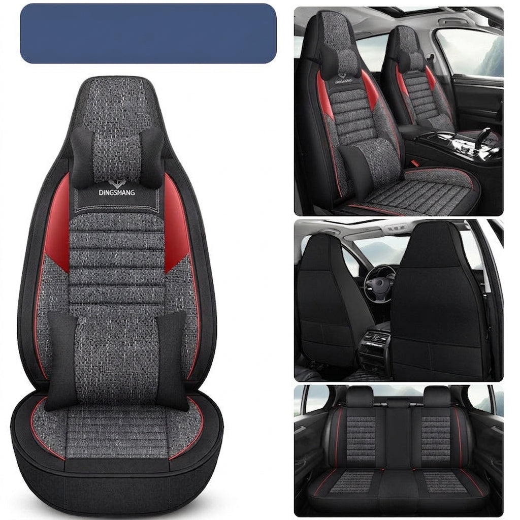 25 years new linen split head car seat cushion four seasons universal seat cover original piece drop shipping cross-border wholesale