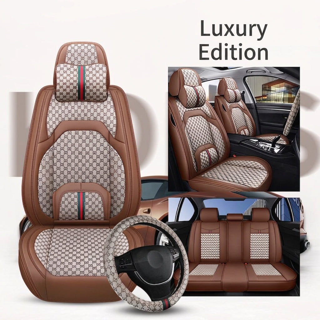 Car seat cushions are fully covered, all-season universal, five-seat small car seat cushions, reinforced waist belts, memory foam, and wholesale car seat cushions