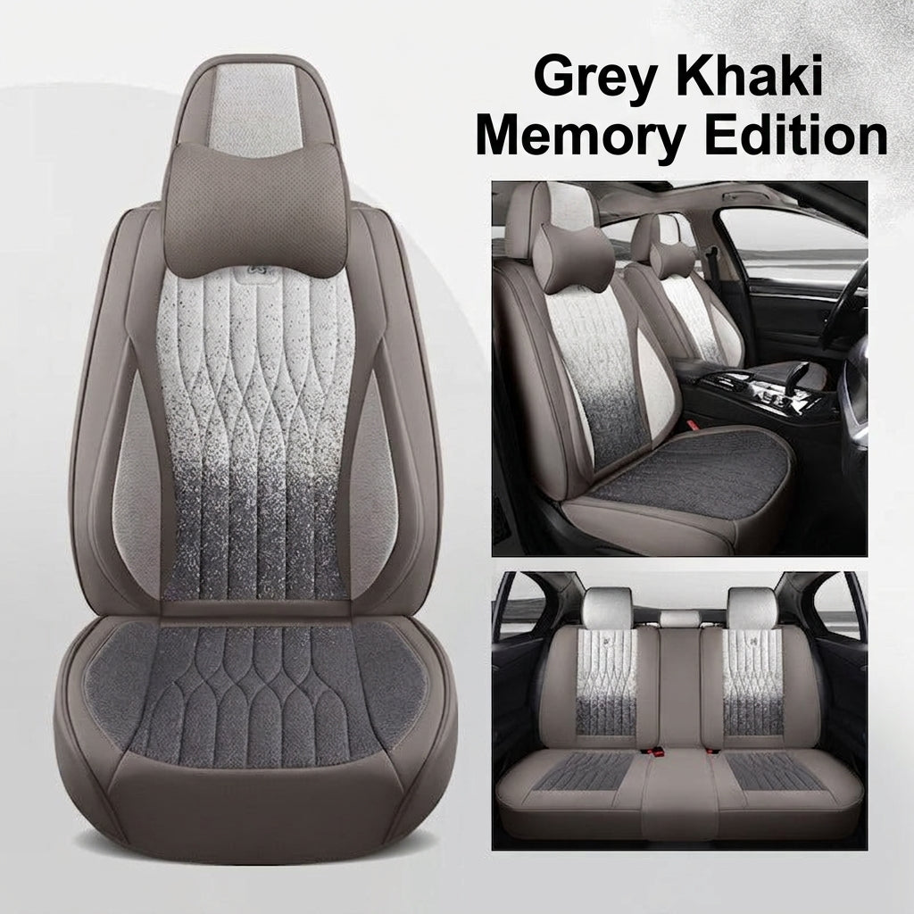Car seat cushion linen fabric art all-inclusive all-season universal goddess seat cushion 2026 new model interior breathable seat cover wholesale