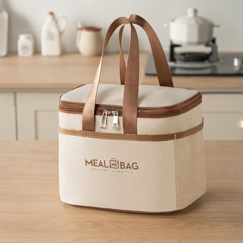 Insulated Lunch Bag, Waterproof Oxford Cloth