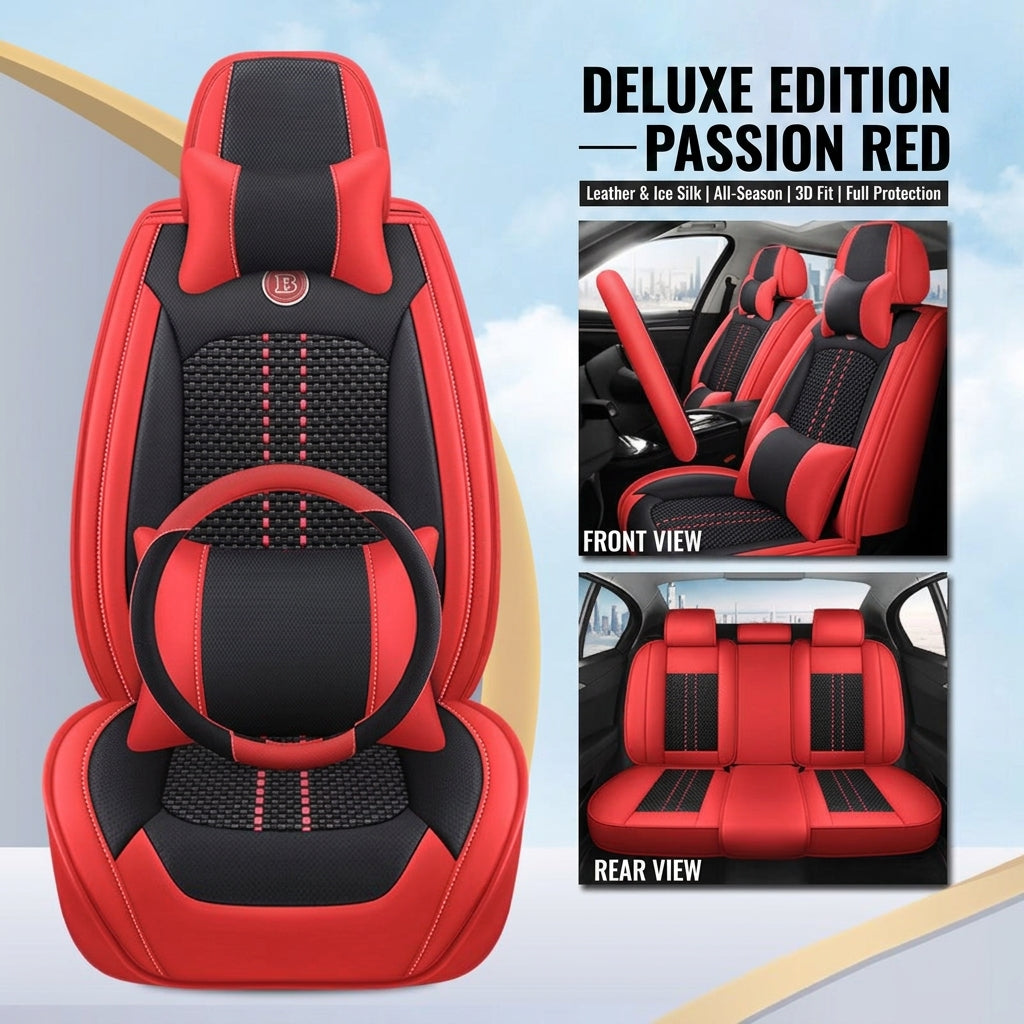 Car Seat Cushion Leather Seat Cover Seat Cushion All Inclusive Four Seasons 24 New Car Cover Seat Cover Leather Four Seasons All Inclusive