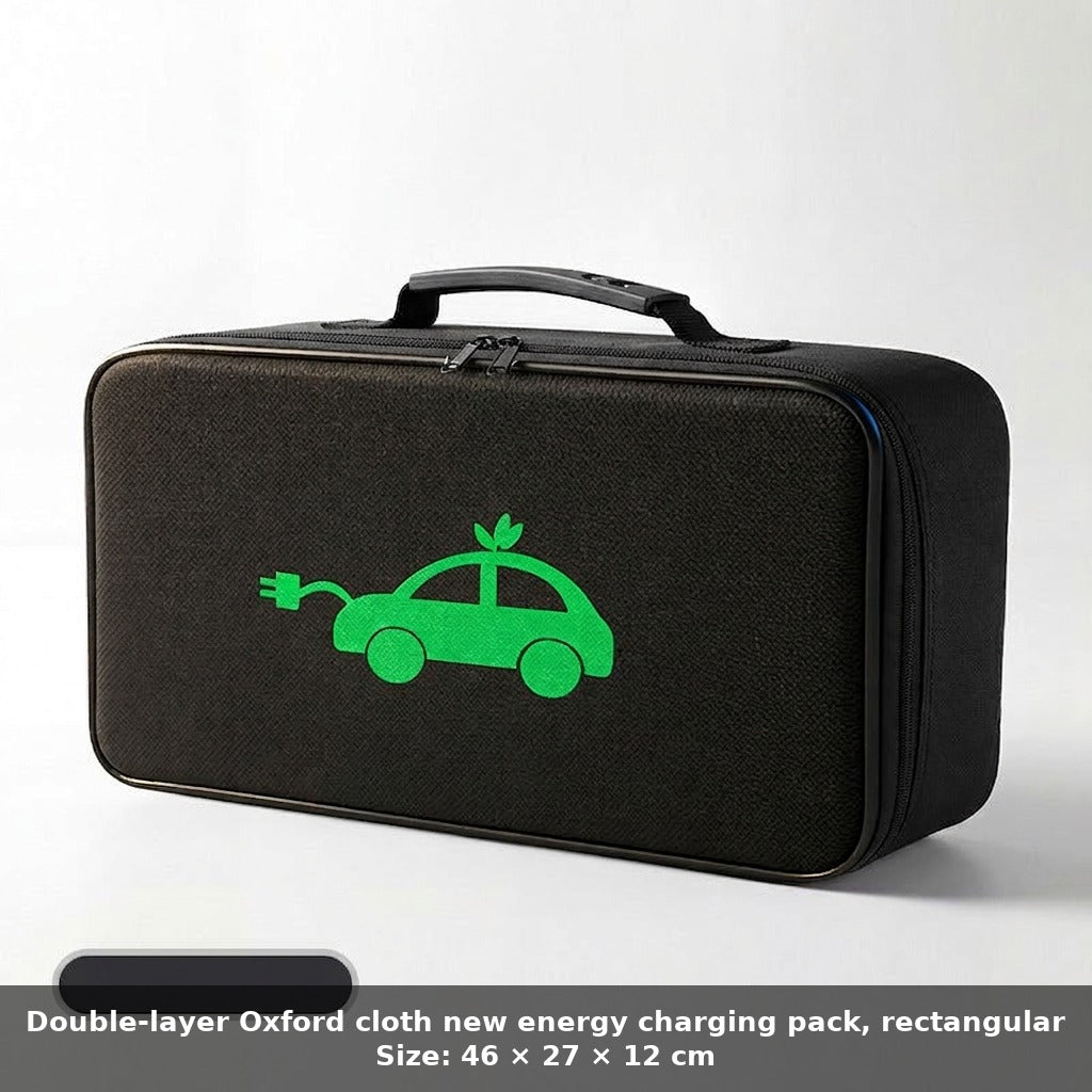 Charging gun storage bag, car charger storage bag, logo-printed waterproof charging gun bag, new energy vehicle bag