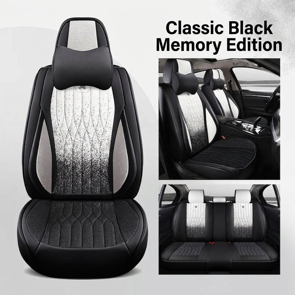 Car seat cushion linen fabric art all-inclusive all-season universal goddess seat cushion 2026 new model interior breathable seat cover wholesale