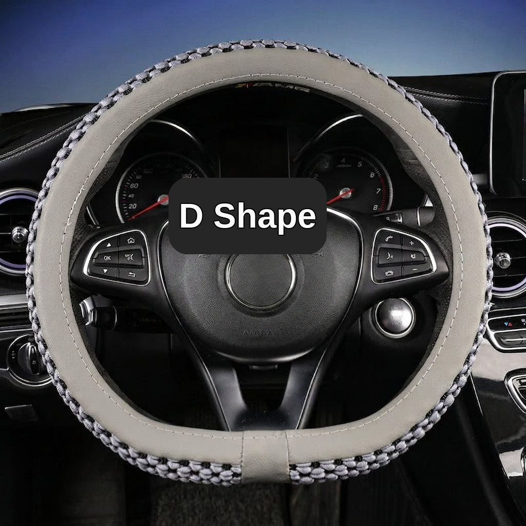 Factory direct sales of Ice Silk breathable non-slip steering wheel covers, all-season universal car handlebar covers, cross-border e-commerce Amazon