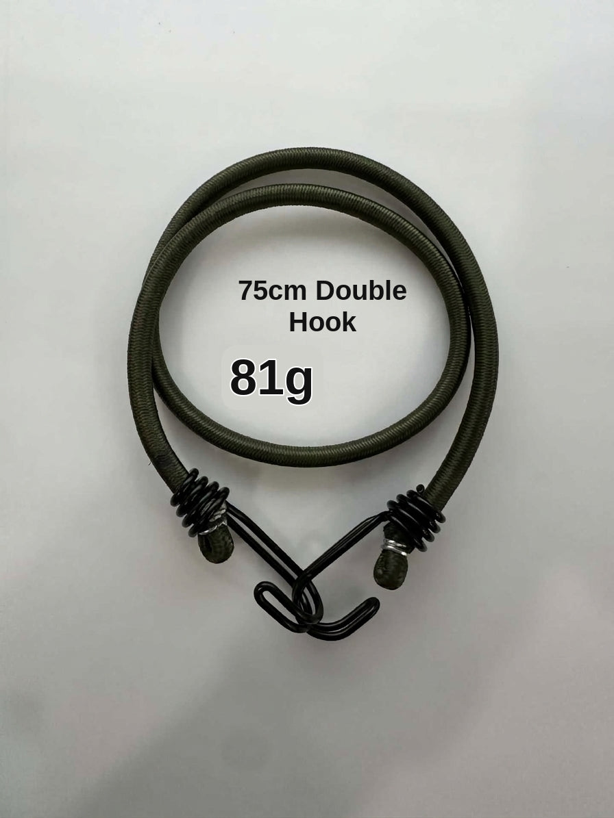 Bungee Cord Strap - 8mm Military Green (Pack of 10)
