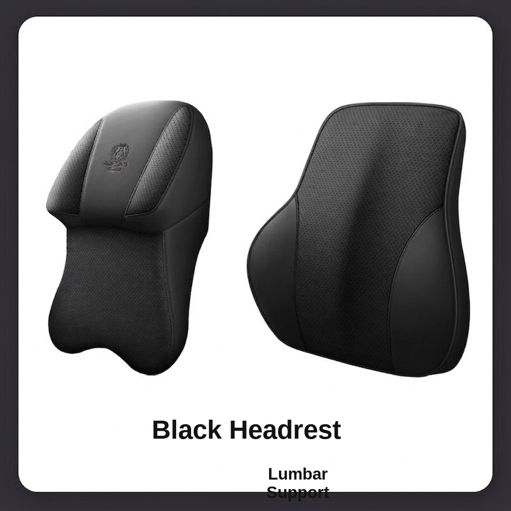[Full leather on both sides] aviation-grade car neck pillow, memory foam, neck pillow, neck pillow in the car, car seat, neck pillow