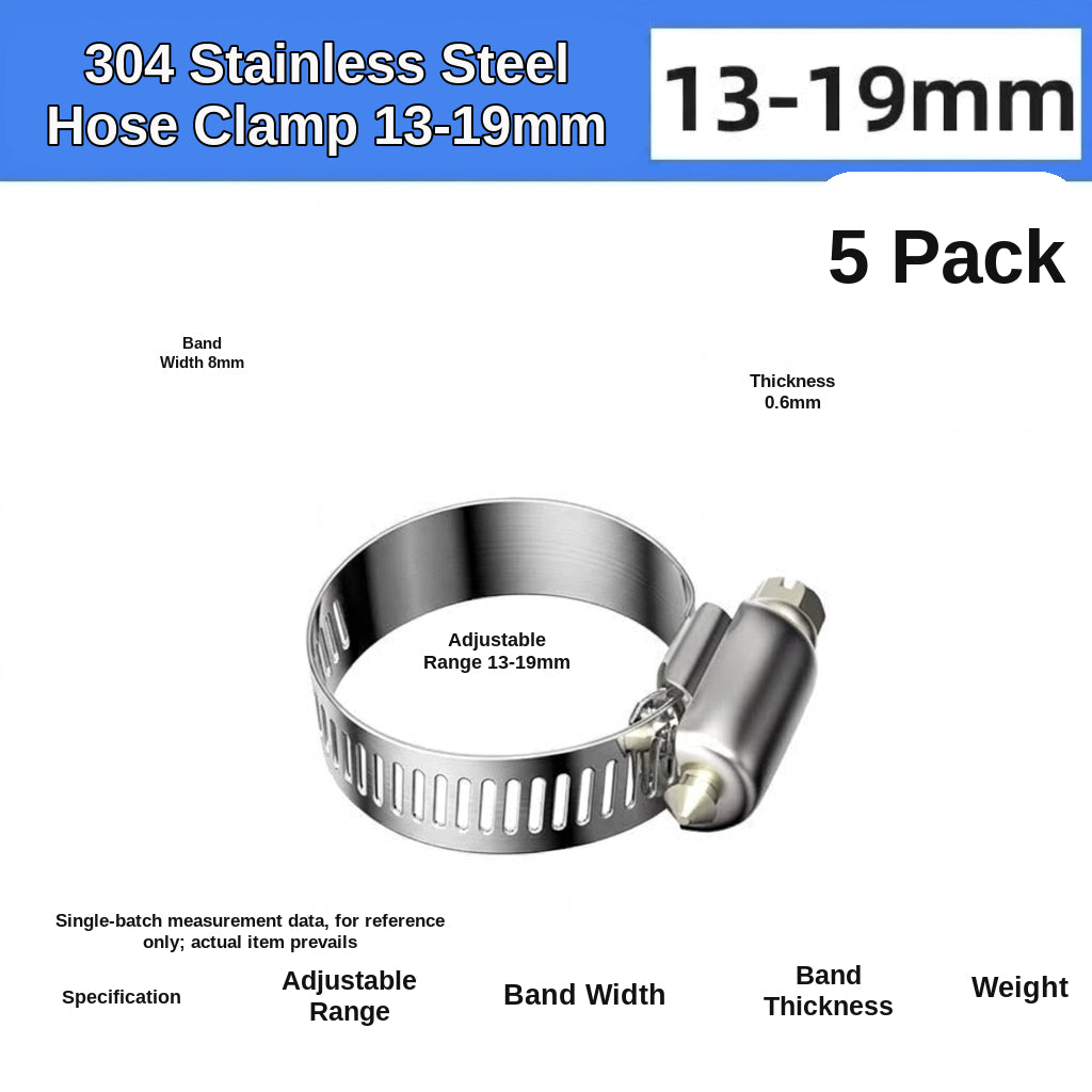 Stainless steel handle, hose hoop, hand screwing, clamping, holding hoop, pipe hoop, water pipe tightening hoop, gas pipe fixing, clamping buckle