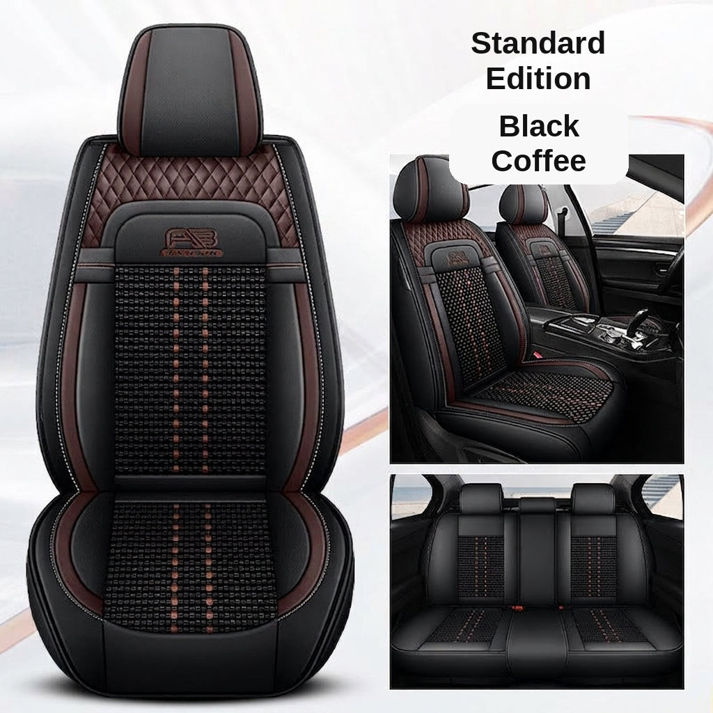 Car seat cushion new all-enclosed special seat cover four seasons universal leather seat cover summer ice silk cartoon seat cushion cover