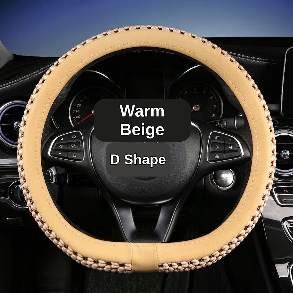 Factory direct sales of Ice Silk breathable non-slip steering wheel covers, all-season universal car handlebar covers, cross-border e-commerce Amazon