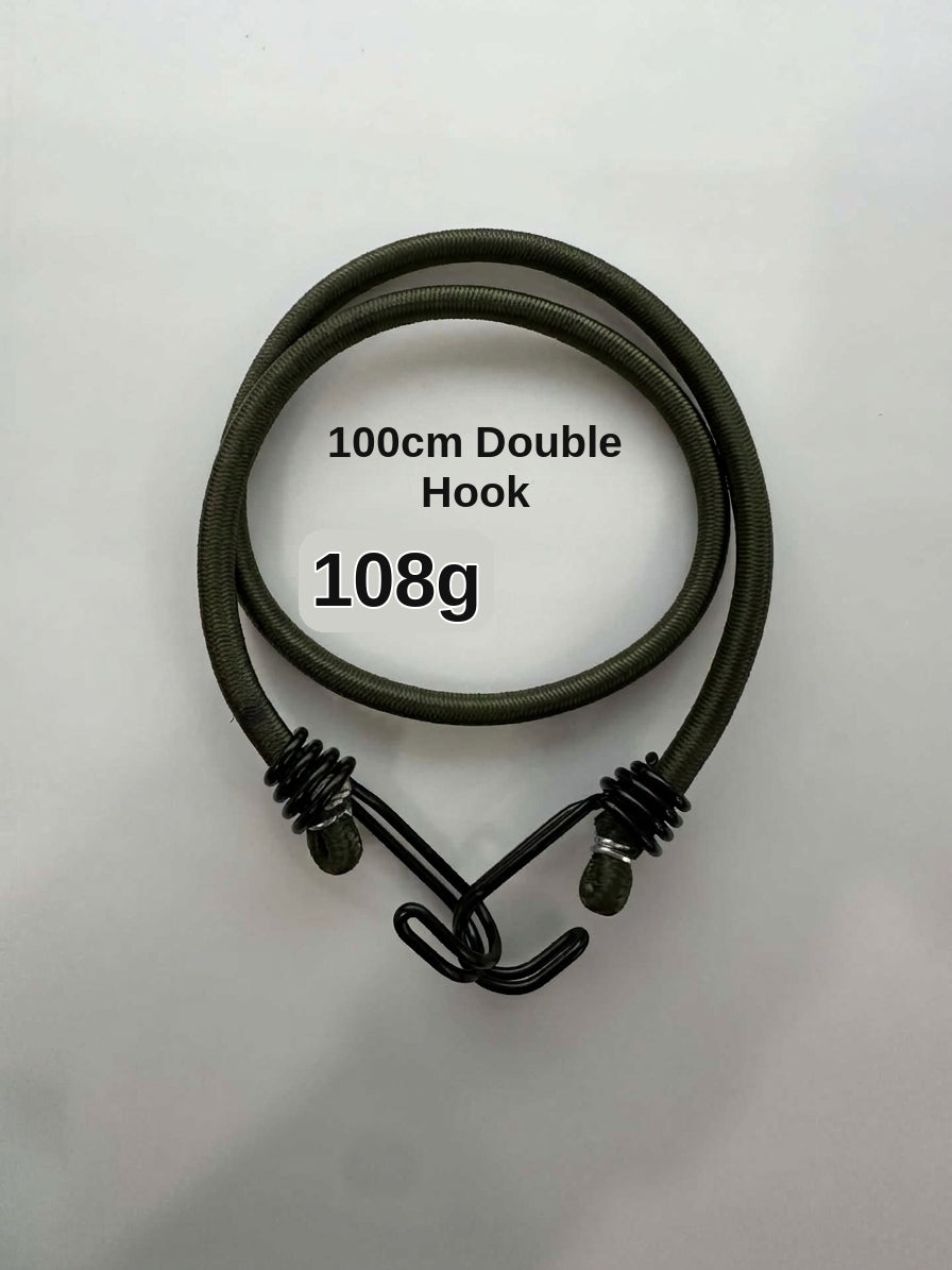 Bungee Cord Strap - 8mm Military Green (Pack of 10)