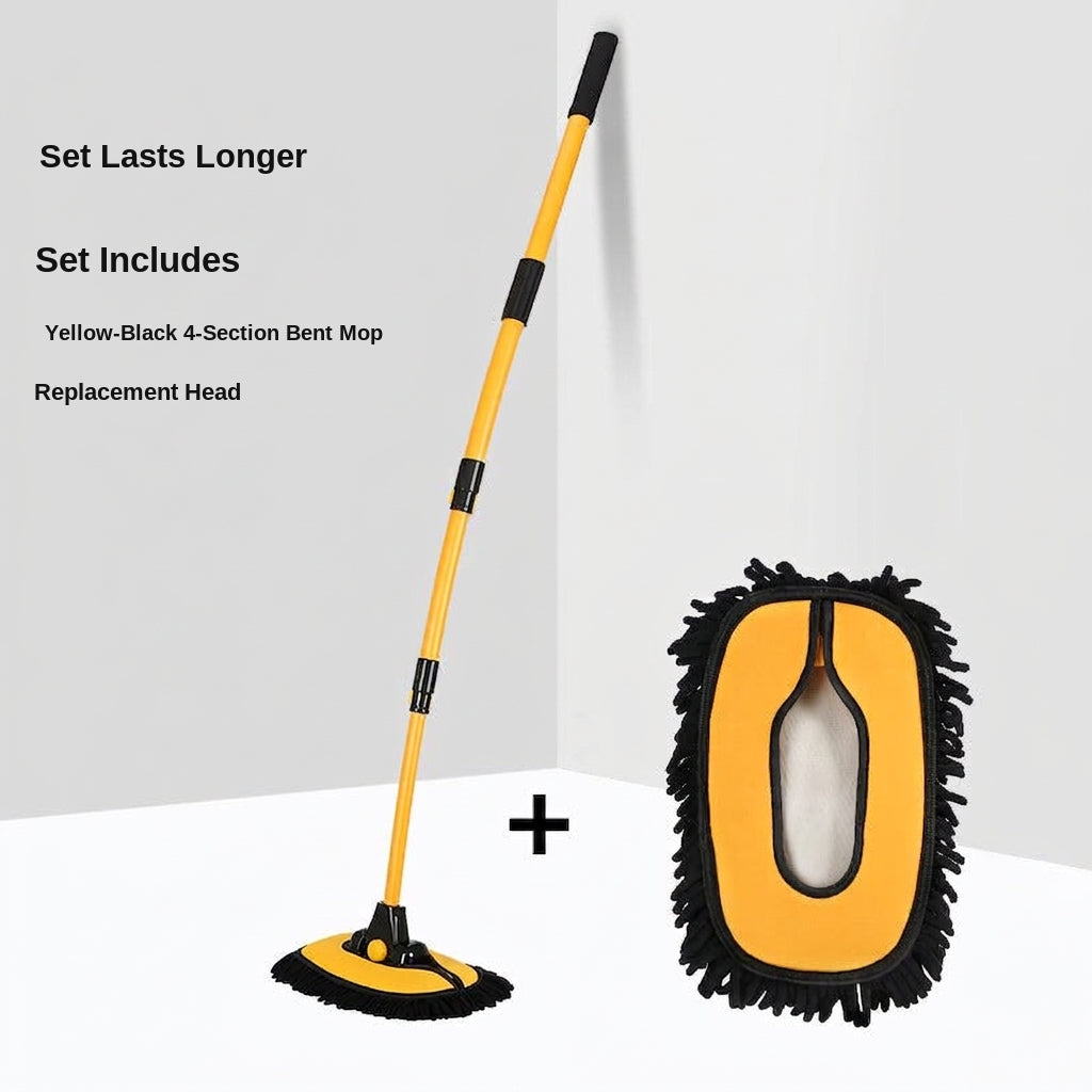 Car Wash Mop Retractable Bending Rod, Car Special Mop, Injury Resistant Car Car Wash Brush, Cleaning Tools, Car Cleaning Tools, Car Polishing Artifact