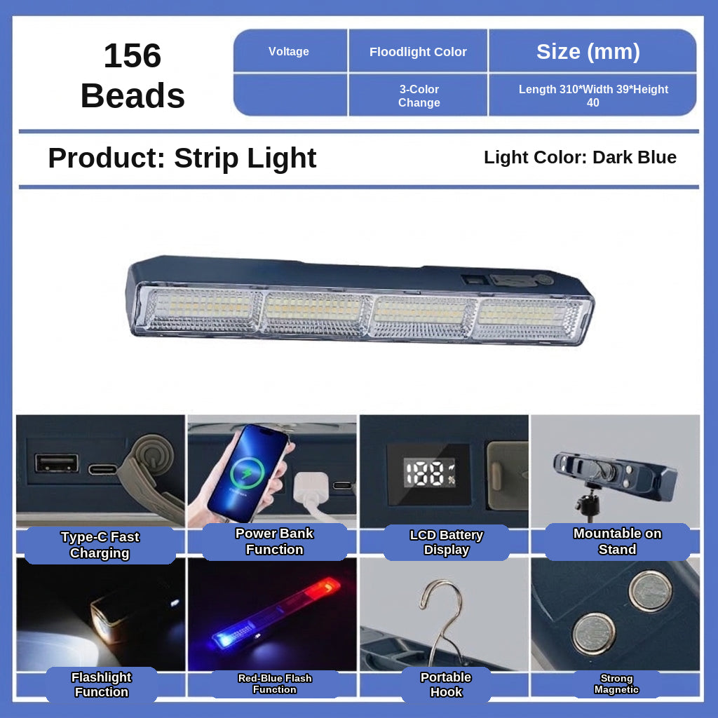 LED Camping Light Tube, Waterproof Tent Lamp