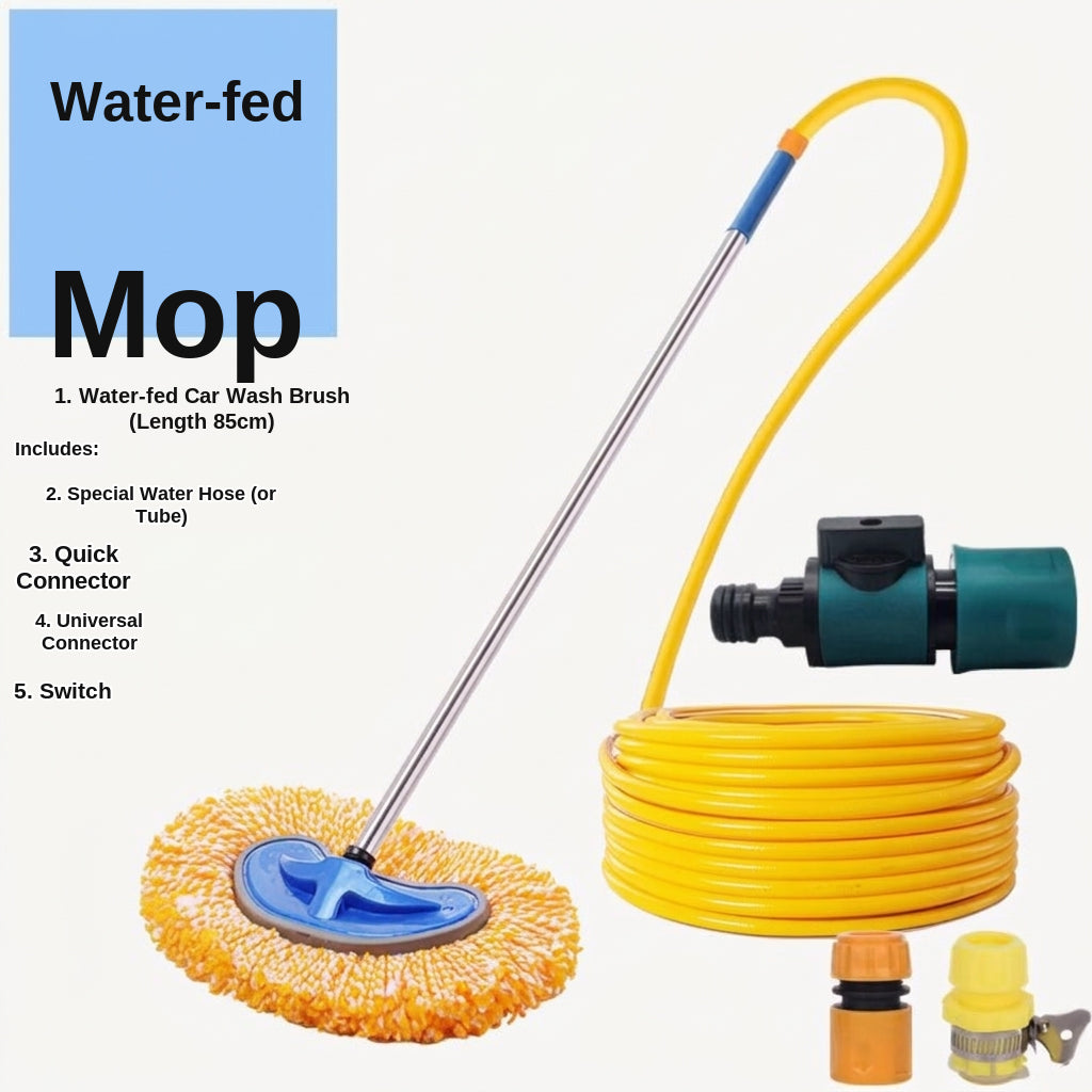 Car Wash Brush with Water Feed System